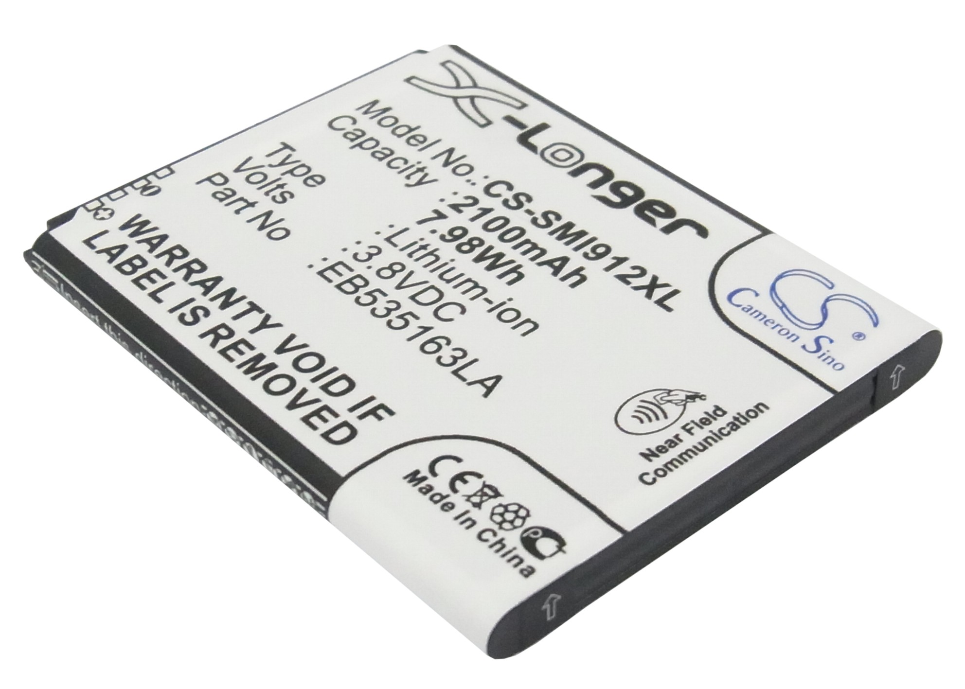 2100 mAh for Samsung EB535163LA,EB535163LU