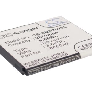 2600 mAh for Samsung B650AC,B650AE