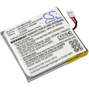 170 mAh for Samsung AA1FA09fs/-B,EB-BR750,EB-BR750ABE