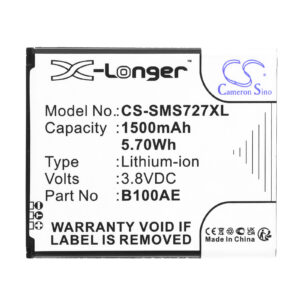 1500 mAh for Samsung B100AE,EB-B100AE,GH43-03948B
