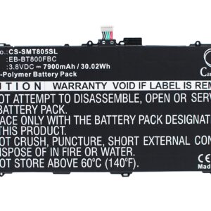 7900 mAh for Samsung EB-BT800FBC,EB-BT800FBE,EB-BT800FBU