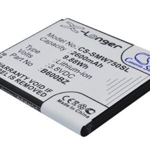 2600 mAh for Samsung B600BZ