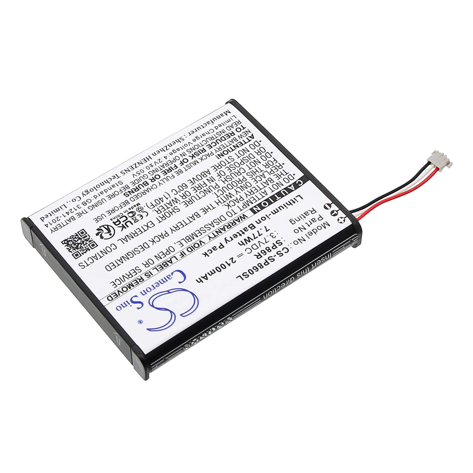 2100 mAh for Sony 4-451-971-01,SP86R