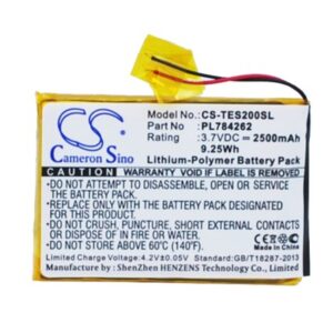 2500 mAh for TEASI PL784262