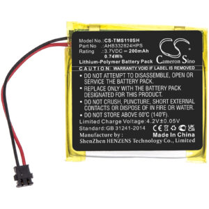 200 mAh for TomTom AHB332824HPS