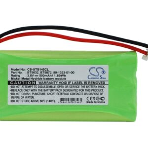 500 mAh for Uniden 89-1333-01-00,BT5632,BT5872