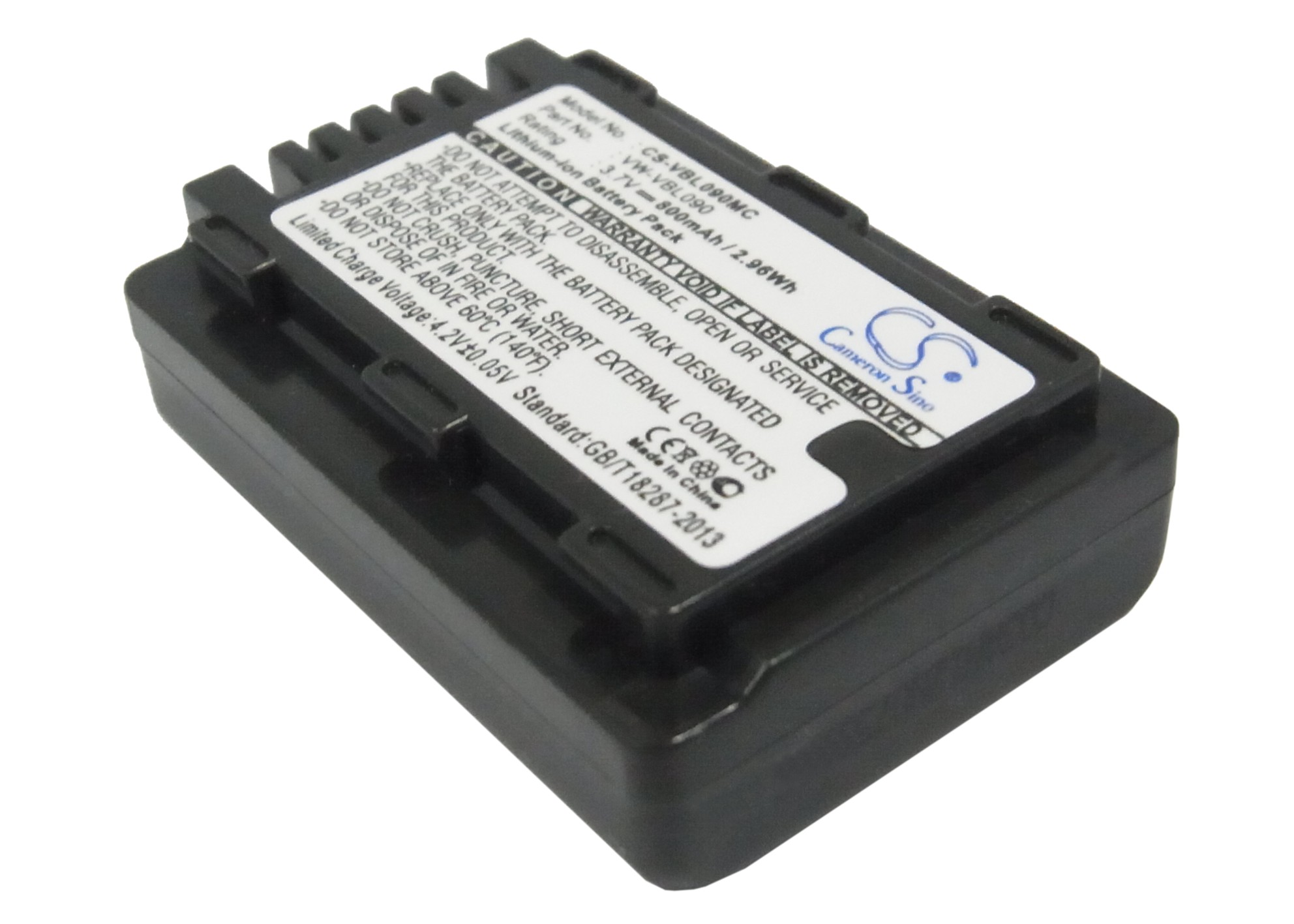 800 mAh for Panasonic VW-VBL090