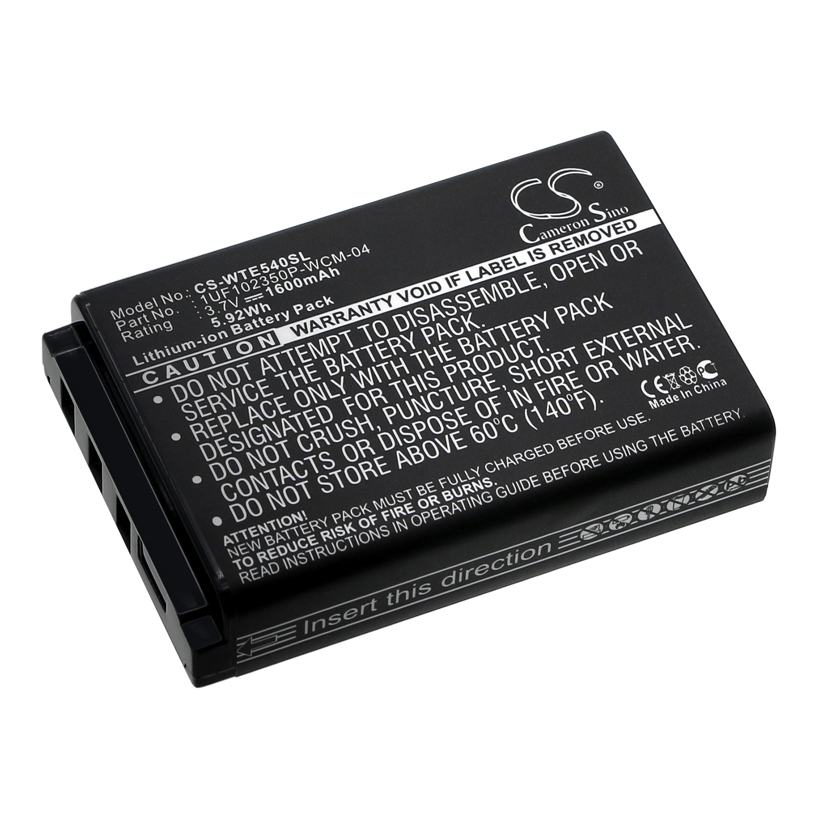 1600 mAh for Wacom 1UF102350P-WCM-03,1UF102350P-WCM-04,ACK-40203,ACK-40203-BX,CP-GWL04,XLA-C330