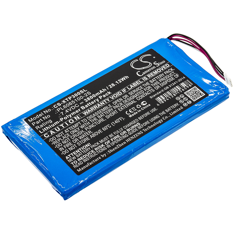 3800 mAh for XTOOL PL6065100-2S