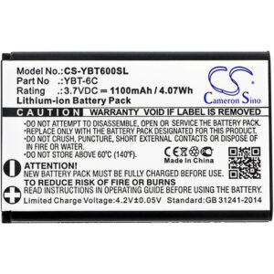 1100 mAh for Custom Battery Pack YBT-6C