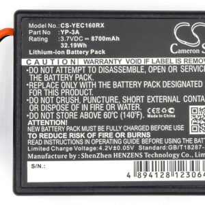 8700 mAh for Yuneec 58-000160,ST16,ST16F,YP-3A