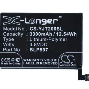3300 mAh for OnePlus BLP597