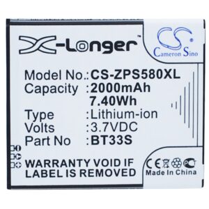 2000 mAh for ZOPO BT33S