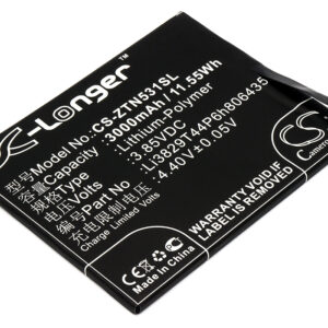 3000 mAh for Nubia Li3829T44P6h806435