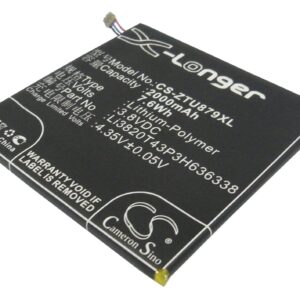 2000 mAh for ZTE Li3820T43P3H636338,Li3820T43PH636338