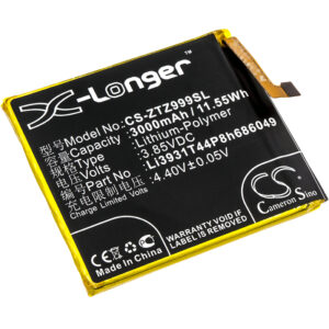 3000 mAh for ZTE Li3931T44P8h686049