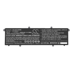 Replacement Battery for Asus C31N2201, Vivobook 15 X1504, Li-Polymer 3600mAh 11.55V