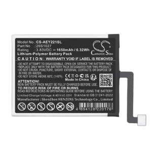 1650 mAh for Amazon 26S1027,26S1027-A,58-000426