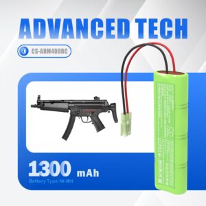 1300 mAh for Airsoft Guns ERA002,ERA004,ERICS13,EROA002,EROA003,SDGE0507R2,SDGE501R2