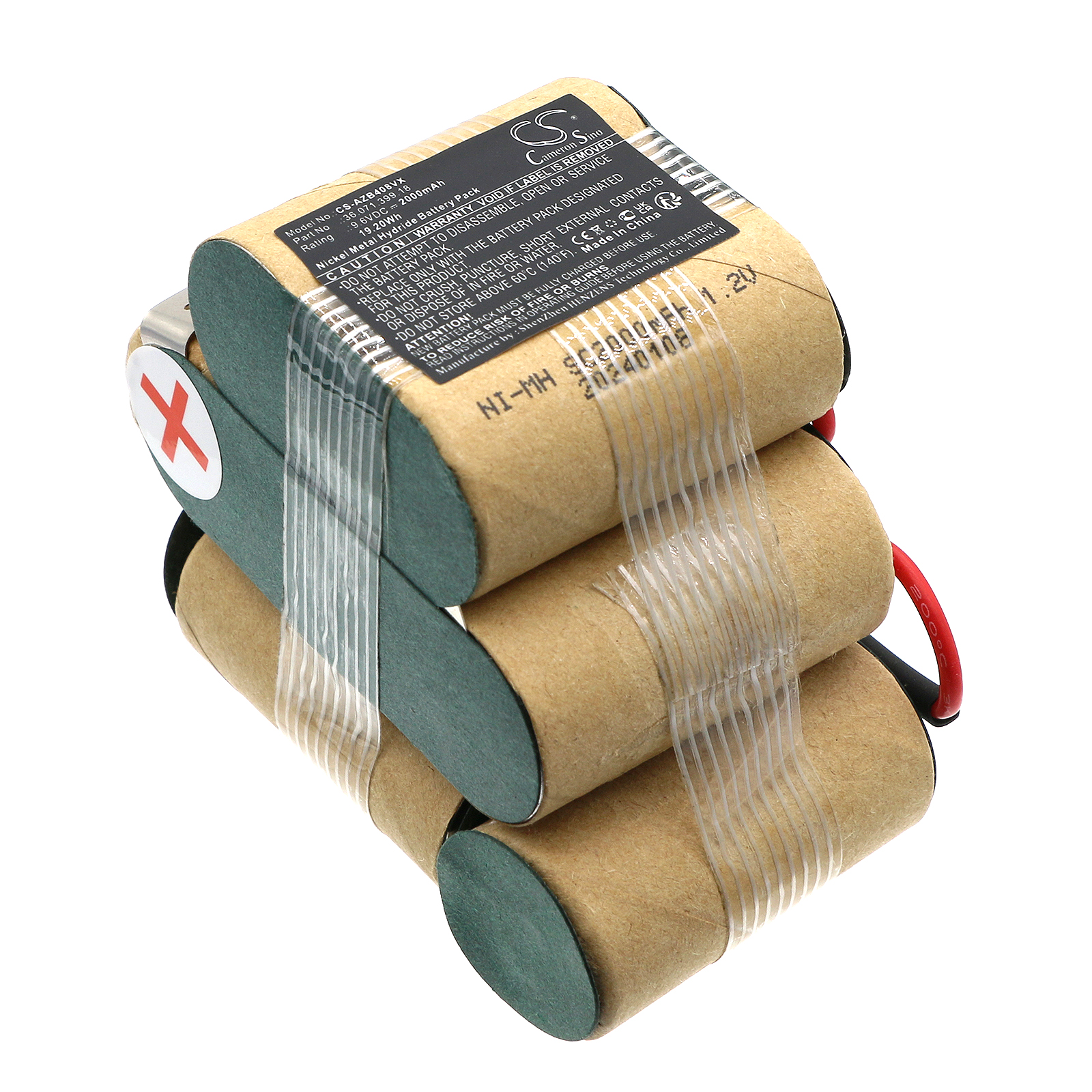 2000 mAh for AEG 36.071.399.18,4012074014155,4071399184