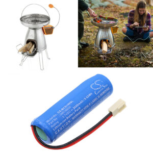 Replacement Battery for Biolite BaseCamp Stove, Lithium-ion 2600mAh