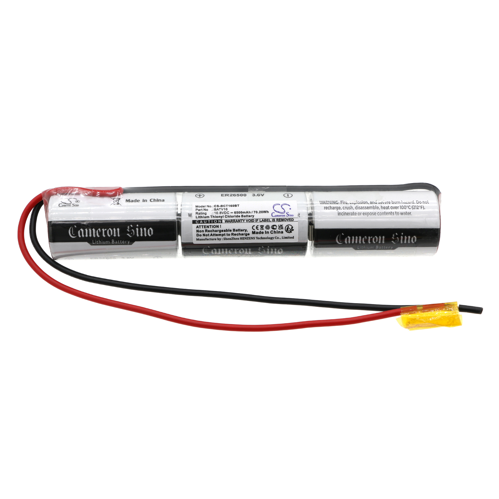 6500 mAh for Daitem BATV16