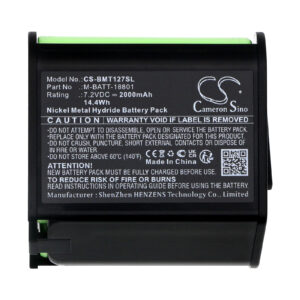 Replacement Battery for Brandy TLS PC Link, TLS PC Link Thermal Labeling System, NiMH 2000mAh 7.2V
