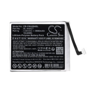 Replacement battery for Cricket Innovate E 5G, SN304AE, 3900mAh