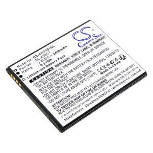 Replaces battery for  Cricket Debut Smart, SL101AE, BL-A36CT, 2450mAh