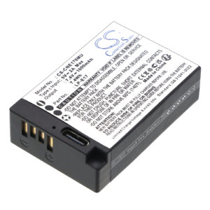 Replacement Battery for Canon LP-E17 with Type-C USB-C Input, Lithium-ion 1000mAh
