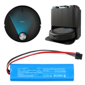 Replacement Battery for CECOTEC Conga 11090 Spin Revolution Home&Wash, Lithium-ion 3350mAh