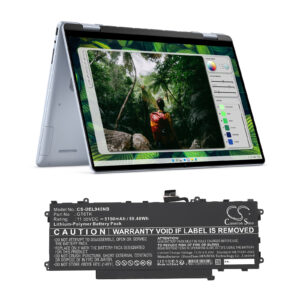 Replacement Battery for DELL Latitude 9440 2-in-1, Latitude 9450 2-in-1, GT6TK, K2CPY, Li-Polymer 5150mAh
