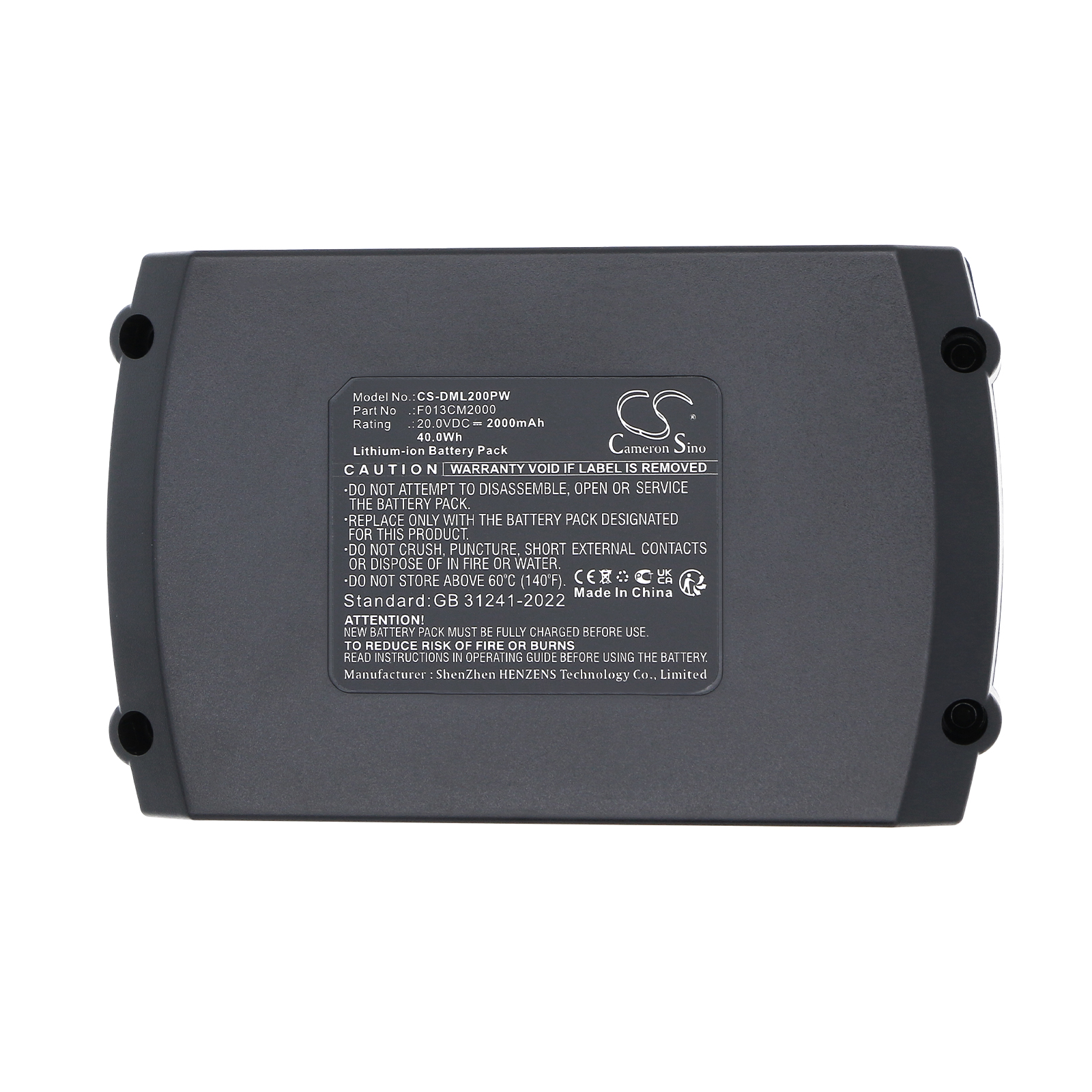 Replacement Battery for DREMEL US20V, MM20V-02 Cordless Oscillating Multi-Tool, Lithium-ion 2000mAh 20V