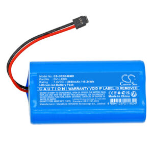Replacement Battery for Vision LED DayLite, DVI-LEDS, OM0046, DVI-LEDS, Lithium-ion 2600mAh