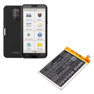 Replacement Battery for Emporia EMS5, Smart.5, Smart 5, Li-Polymer 3500mAh