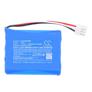 Replacement Battery for EDAN X8 Patient Monitor, X10 Patient Monitor, X12 Patient Monitor, EPM5, EPM7, EPM8, SE-1203, Lithium-ion 2600mAh