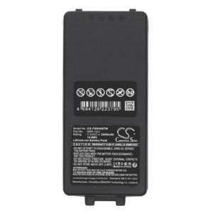 Replacement Battery for YAESU SBR-12Li, SBR-39Li, FTA-450L, FTA-550L, FTA-750L, FTA-85L, Lithium-ion 2000mAh 7.4V