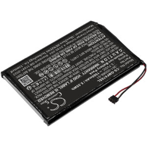 Replacement Battery for Garmin 361-00066-51, Fleet 670 LM TRUCK, Li-Polymer 1500mAh