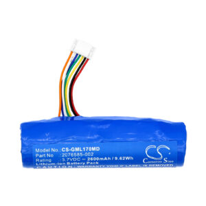 2600 mAh for GE 2052-0042,2076585-002,2077568-001 Rev F,SKU17080022WA