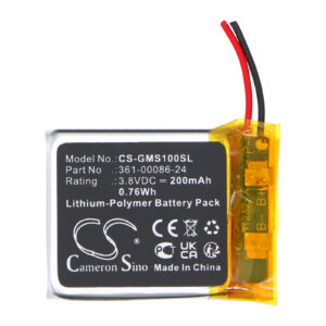200 mAh for Garmin 361-00086-24
