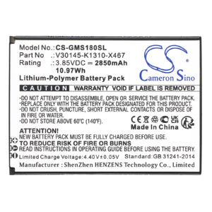 Replacement Battery for Gigaset GS180, V30145-K1310-X467, Lithium-ion 2850mAh