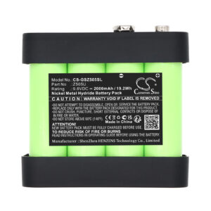 Replacement Battery for Gossen Metrawatt PROFiTEST, METRISO, Z505U, HR-3UTGX, NiMH 2000mAh