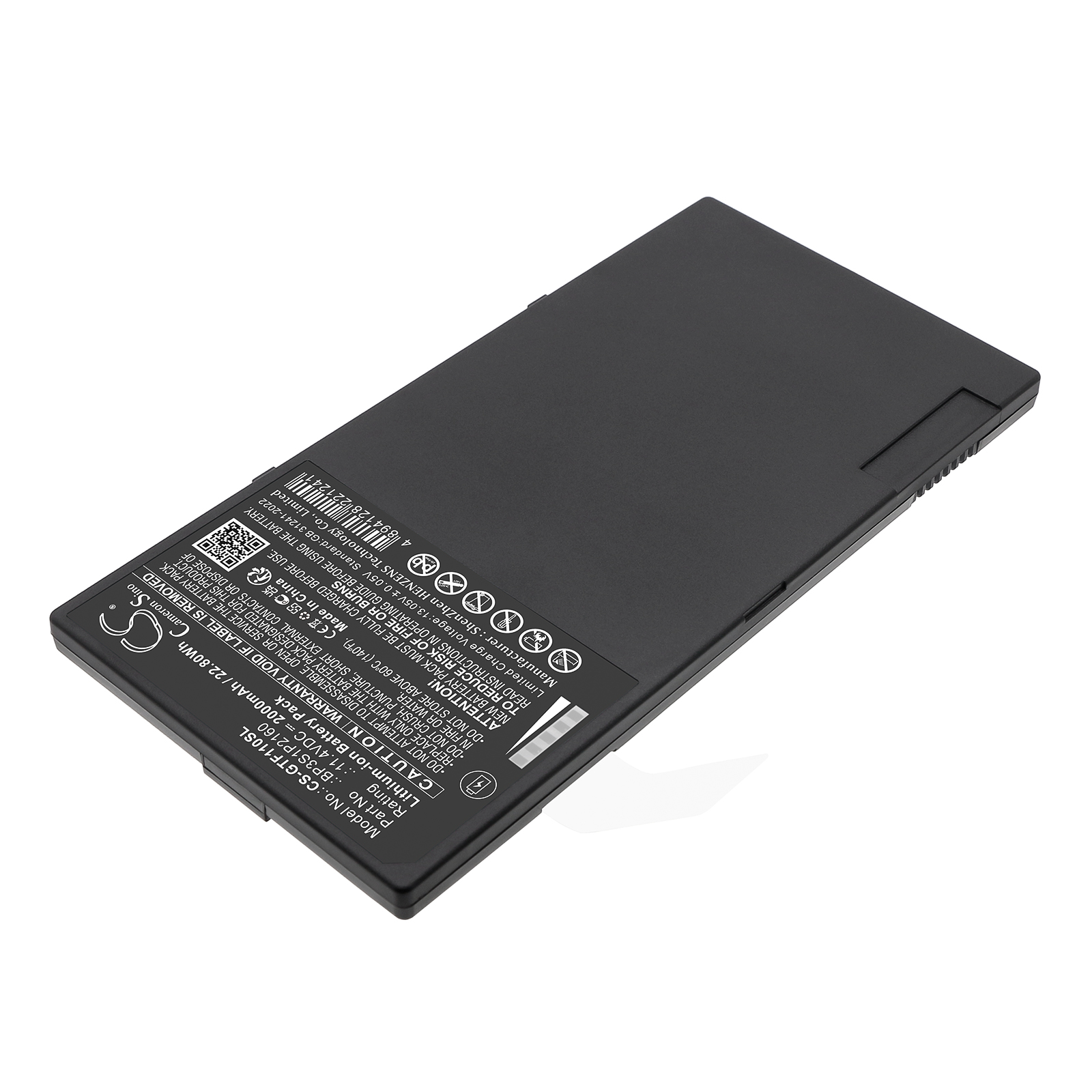 Replacement Battery for Getac F110 Rugged Tablet, BP3S1P2160, BP3S1P2160-S, Lithium-ion 2150mAh 11.4V