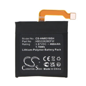 Replacement Battery for Honor GS3, MUS-B19, HB522628EFW, Li-Polymer 460mAh