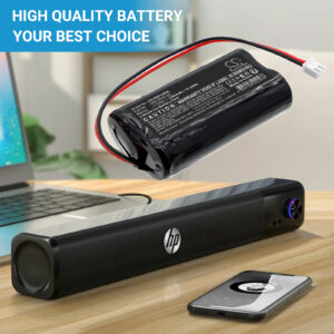 Replacement Battery for HP WS10 Pro Speaker, Lithium-ion 5200mAh