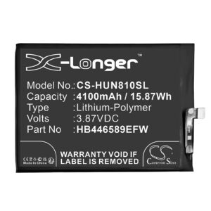 4100 mAh for Huawei HB446589EFW