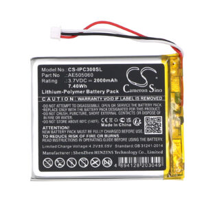 2000 mAh for Apple AE505060