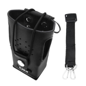 Leather Bag Case for Kenwood TK-3207 TK-2207 TK-3307 TK-3200 Walkie Talkie