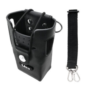 Hard Leather Case Cover Bag Holder for Motorola Walkie Talkie GP3688 GP3188 XIR