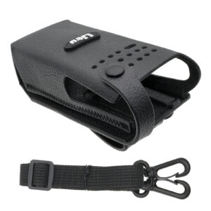 Hard Leather Case With 3-Inch Fixed Belt Loop for for Motorola PMLN5839 Non-Display Radios